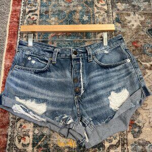 Free People Denim Shorts, Size 28
